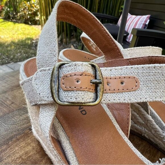 LUCKY BRAND Espadrille Sandal 🌺 beige 🌺 Mindra Marveiy 🌺 size 8/ 38.5 - Picture 3 of 9